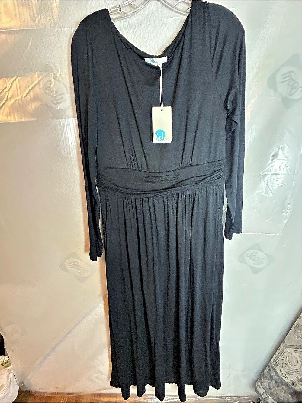 Boden Black Maxi Dress 12L NWT